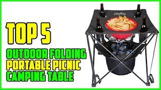 TOP 5: Best Outdoor Folding Portable Picnic Camping Table 2022