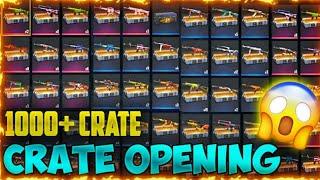 Opening 1000+ Guns Crates || free fire new guns crates unboxing || gun crates opening free fire