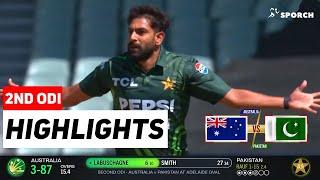 pak vs aus 2nd odi 2024 highlights