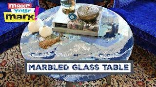 How to: Marbled Glass Table