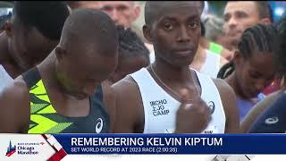 Chicago Marathon holds a moment of silence for marathon world record holder Kelvin Kiptum