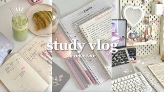 School girl ️4am daily vlog as a student, lots of coffee, studying, how I plan and organise tasks