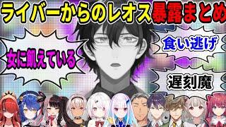 逆凸でレオス㊙情報を募集したら想像以上にエグイ暴露がきてタジタジになるレオス・ヴィンセント【椎名唯華/剣持刀也/リゼ・ヘルエスタ/舞元啓介/天宮こころ/夜見れな/魔使マオ/にじさんじ/切り抜き】