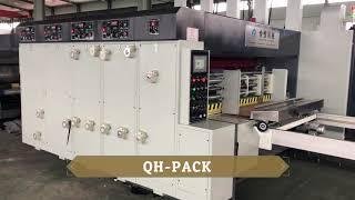 QHFP120-1426L Flexo Two Colors Printer Slotter Die Cutter Machine/carton box printer slotter