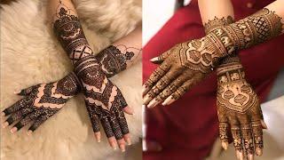 EASY DULHAN MEHENDI DESIGNS FOR FULL HANDS | WEDDING MEHNDI DESIGNS BRIDAL HENNA MEHNDI DESIGNS