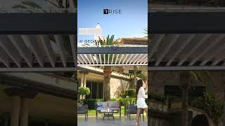 Biorise  pergola  #awning #art #homedesign #pergola #tente #garden #bahce #reels #shorts