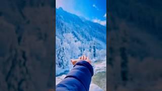 Kashmir Snowfall video | #travel #kashmirvalley #shorts #bollywood #love #song #snowfall