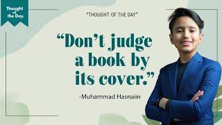 thought you the day don't judge a book by its cover