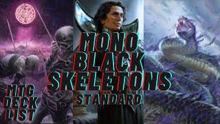 Snakes & Bones! Standard Mono Black Skeletons MTG Arena