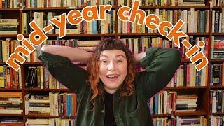 My reading year so far | stats, goals, mid year freakout book tag