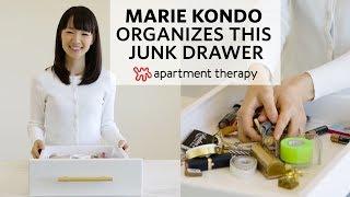 Marie Kondo Organizes A Junk Drawer | Apartment Therapy