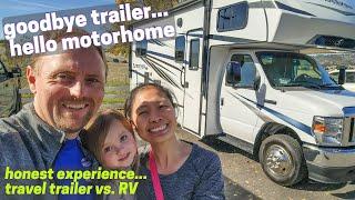 We Sold our Travel Trailer and Bought a Class C Motorhome - Our First Trip (honest pros/cons)