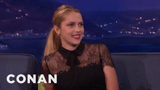 Teresa Palmer: My Crush On Leonardo DiCaprio Ruined My Catholicism | CONAN on TBS