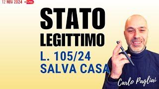 STATO LEGITTIMO, dopo SALVA CASA L. 105/24