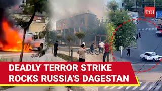 Russia Under Attack: Terrorists Storm Church, Synagogue In Dagestan Region; Several Killed & Injured