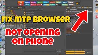 Unlocktool failed to pop up MTP browser for FRP bypass