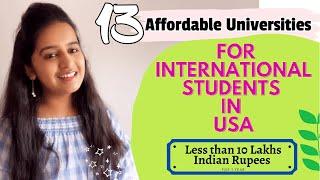 Affordable (Budget Friendly) MS universities in USA for International students Telugu Passion Street