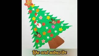 Christmas tree craft #Shorts  #ChristmasTree