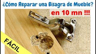 ¿Cómo reparar una bisagra de mueble? | Restaurar las Zonas Dañadas