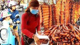 Top 1 Stall for 3 Kind of Grilled Meat - Honey Duck, Pork Ribs & Pig Intestine