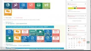 Navegación plataforma Prepa en línea SEP