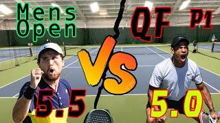 Men's Open Quarter-Finals | NTRP 5.5 Dr. Reed v. NTRP 5.0 Dill Plays | Part 1