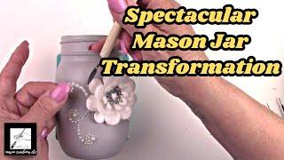 NO Chipping Or Peeling Mason Jar Painting and Decorating - Master The Technique