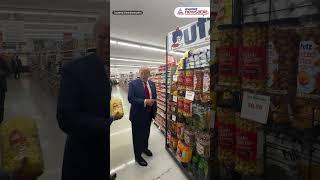 Trump Visits Sprankle’s Market: Takes Home Popcorn and Spreads Smiles | Asianet Newsable