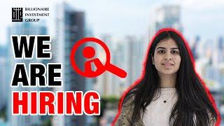 We are Hiring in Islamabad | Billionaire investment Group