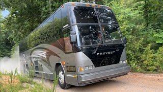 No so vintage prevost has a lot of issues discovered on day 1 of the bus inspection.