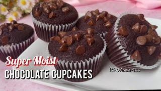 Chocolate Cupcakes Recipe | Super Moist Easy Cupcake Recipe | How to Make Chocolate Cupcakes