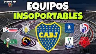 EQUIPOS MAS INSOPORTABLES DEL FUTBOL SUDAMERICANO I #futbol #conmebol #humor