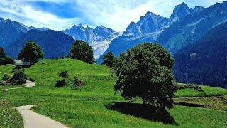 Soglio, the prettiest  mountain  village of Switzerland ! La soglia  del paradiso! 2022️