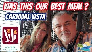 DINNER AT JIJI'S ASIAN KITCHEN ON THE CARNIVAL VISTA | SPECIALTY DINING | FIRST CARNIVAL CRUISE BACK