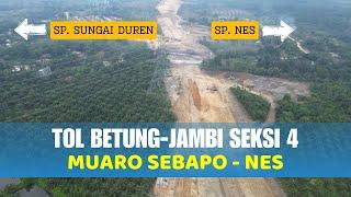 Terkini! Tol Betung Jambi Seksi 4 di Jalan NES | 16 Juli 2024