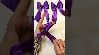 How to Tie the Perfect Bow | Kako vezati duplu masnu  #bow  #lazos #satinribbon #shorts