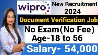 Wipro Recruitment 2024|WIPRO Work From Home Jobs 2024|Wipro Vacancy 2024|Govt Jobs Nov 2024