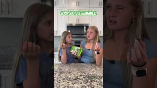 Trying sour skittle Gummies! #skittles  #Gummies #sourcandy #candy #shorts