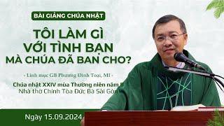 Tôi làm gì với tình bạn mà Chúa đã ban cho? - Lm GB Phương Đình Toại, MI | CN XXIV TN năm B