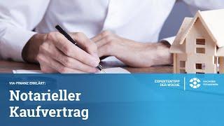 Notarieller Kaufvertrag bei Immobilien | TV Folge aus  "Expertentipp der Woche"