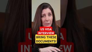 U.S. Visa Interview Success: Bring These Documents! #USVisaInterview #VisaInterviewTips #usvisa