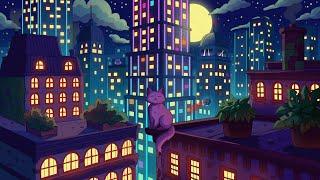 Purrple Cat - City Nights 2