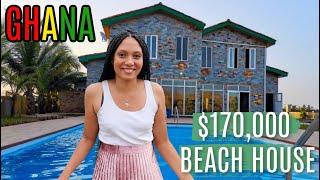 WHAT $170,000 GETS YOU IN GHANA | BEACH HOUSE IN PRAMPRAM | Building A House In Ghana