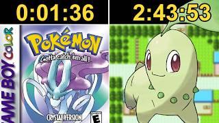 สปีดรันด้วยโปเกม่อนเริ่มต้นที่กระจอกที่สุด | POKEMON CRYSTAL CHIKORITA SPEEDRUN