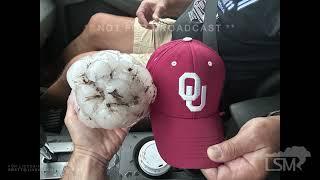 05-26-2025 Afton, Texas - Giant Hail