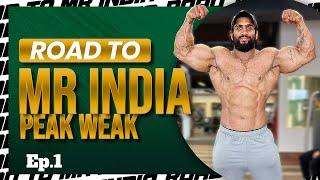 Road To Mr India Started | Peak Weak Workout | Nitin Chandila