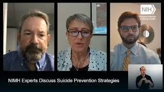 NIMH Experts Discuss Suicide Prevention Strategies