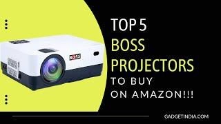 Top 5 Boss Projectors to Buy on Amazon in 2023!!!