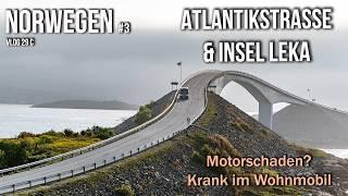 Norwegen mit dem Wohnmobil - Atlantikstrasse, Campingplatz Insel Leka, Freistehen am See