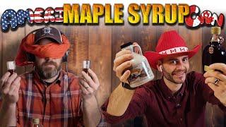 American tries Canadian Maple Syrup...Blindfolded